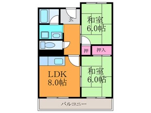 ア－バンハイツの物件間取画像